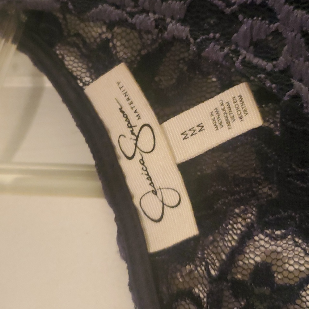 Jessica Simpson Maternity Lace Top - Picture 2 of 4